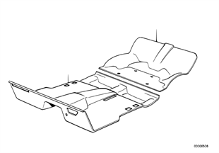 Insul.mat-safety mat front/rear