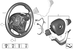 Airbag do volante desportivo
