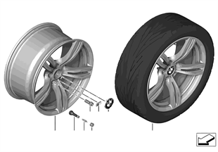 BMW LA wheel M Double Spoke 343 — 20''
