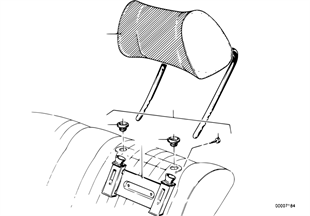Headrest, rear