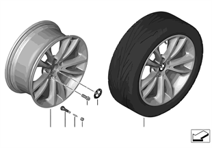 BMW LA wheel V-Spoke 366 — 19''