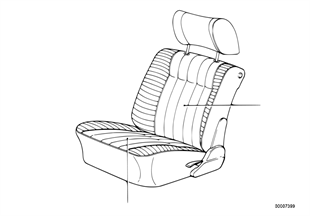 Rivestimento sedile anteriore