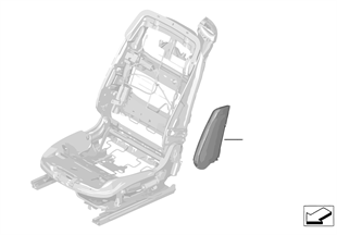 Individuální airbag předního sedadla