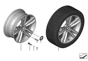 BMW LA wheel Double Spoke 397 — 18''