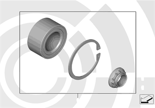Kit, wheel bearing, rear / Value Line