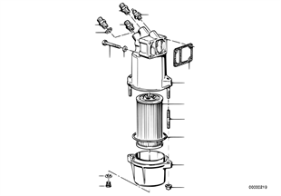 Sistema de lubrificação-filtro de óleo