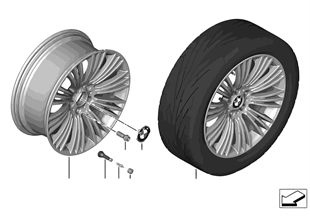 BMW LA wheel W-Spoke 440 — 19''