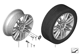 BMW LA wheel M Star-Spoke 403 — 19''