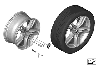 BMW LA wheel M Star-Spoke 400 — 18''