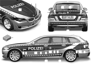 Stickers politie/ambulance
