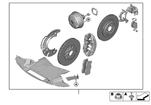 Retrofit kit M carbon-ceramic brakes