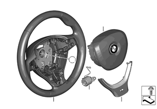 M Sportstuurwiel, airbag, multifunctioneel