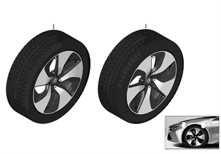Winter wheel & tire Turbine styling 444