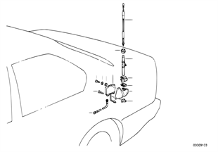 Resmi mak.aracı, Telsiz/Araç tel. anteni