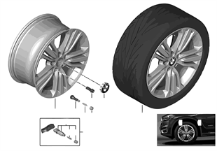 BMW LA wheel W-Spoke 447 — 19''