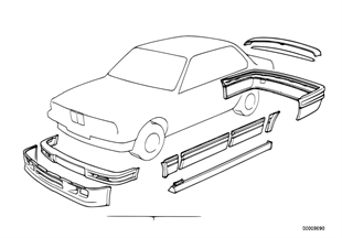 Retrofit kit M aerodyn. package
