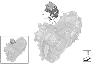 E-vehicle transmission single parts