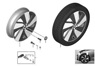 BMW i LA wheel Turbine Styling 429 — 19"