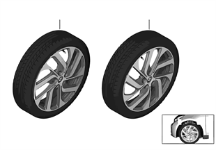 Winter wheel & tire Turbine styling 428