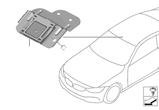 Individual parts for GPS/TV antennas