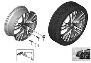 BMW i LA wheel W-Spoke 470 — 20''