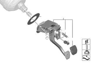Pedal assembly, dual-clutch transmission