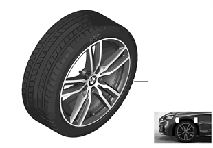 Winter wheel & tire M Double Spoke 486M