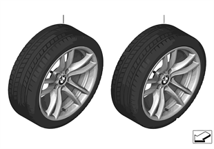 Winter wheel & tire M V-spoke 640M