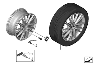 BMW LA wheel Y-Spoke 489 — 17''