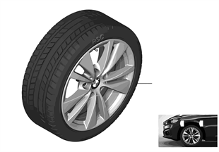 Winter wheel & tire, Double Spoke 476