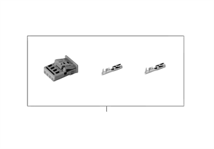 Repair kit for socket housing, 4-pin