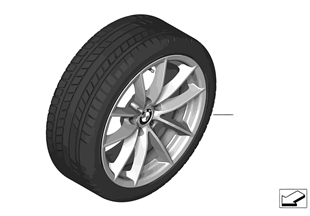 Winter wheel & tire V-Spoke 618