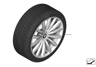 Winter wheel & tire V-Spoke 620