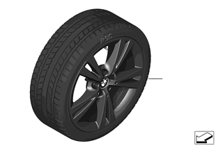 Winter wheel & tire, Double Spoke 385
