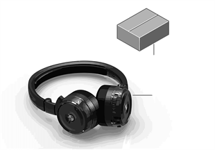 On-ear radio headphones