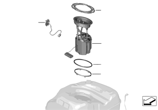 Bomba gasolina / Sensorio del nivel