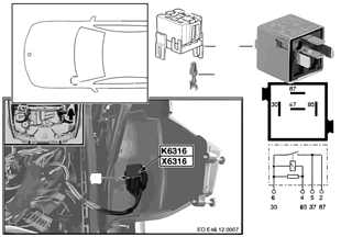 Relé variabilní ventilové ústrojí K6316