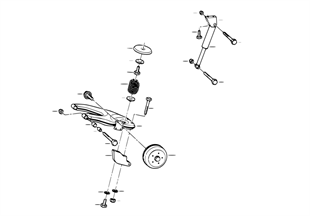 Trailer, indiv. parts, wheel suspension