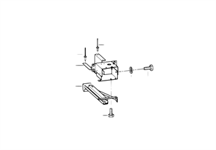 Trailer, individual parts, rear support