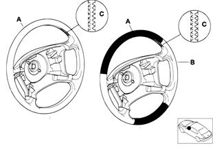 Volante Individual c/airbag opcional 240