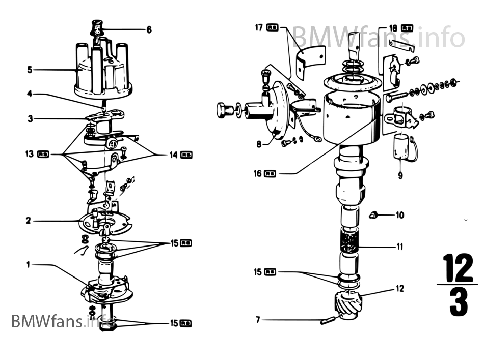 Distributor-single parts