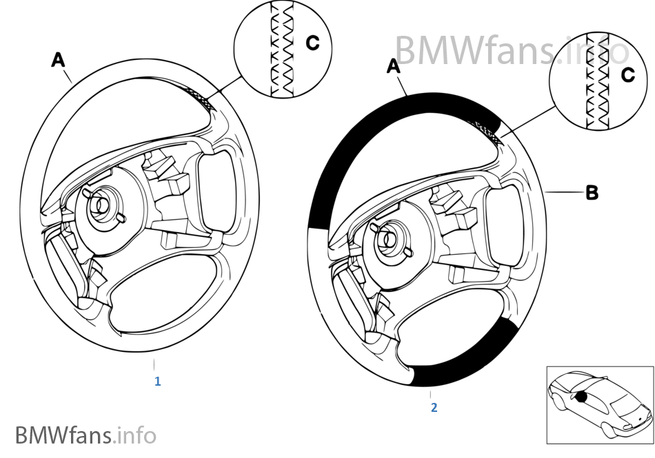 Volante airbag individuale SA 240
