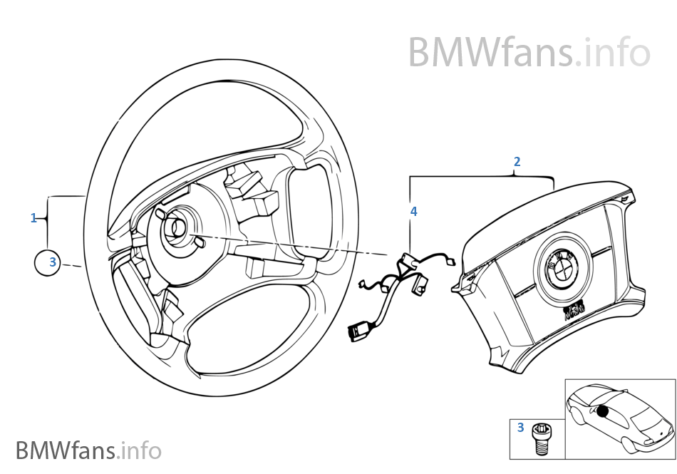 Stuurwiel Airbag-Smart